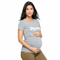 Maternity Sonoma Goods For Life® Fitted Crewneck Graphic Tee 61 Maternity Sonoma Goods For Life® Fitted Crewneck Graphic Tee -Sonoma Store 5237042 Gray Mama