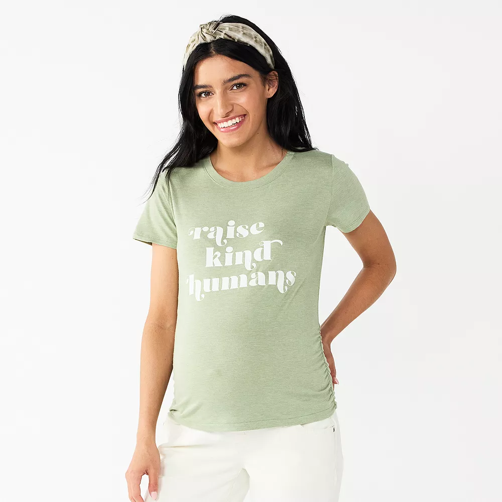 Maternity Sonoma Goods For Life® Fitted Crewneck Graphic Tee 18 Maternity Sonoma Goods For Life® Fitted Crewneck Graphic Tee - Image 16