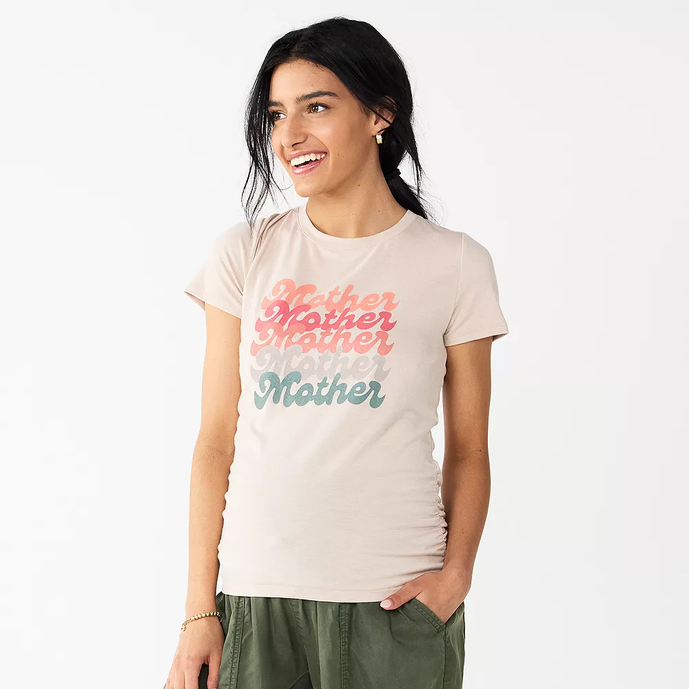 Maternity Sonoma Goods For Life® Fitted Crewneck Graphic Tee 16 Maternity Sonoma Goods For Life® Fitted Crewneck Graphic Tee - Image 14