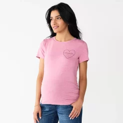 Maternity Sonoma Goods For Life® Fitted Crewneck Graphic Tee 59 Maternity Sonoma Goods For Life® Fitted Crewneck Graphic Tee -Sonoma Store 5237042 Purple Mom