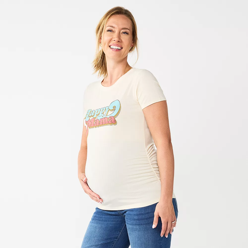 Maternity Sonoma Goods For Life® Fitted Crewneck Graphic Tee 22 Maternity Sonoma Goods For Life® Fitted Crewneck Graphic Tee - Image 20