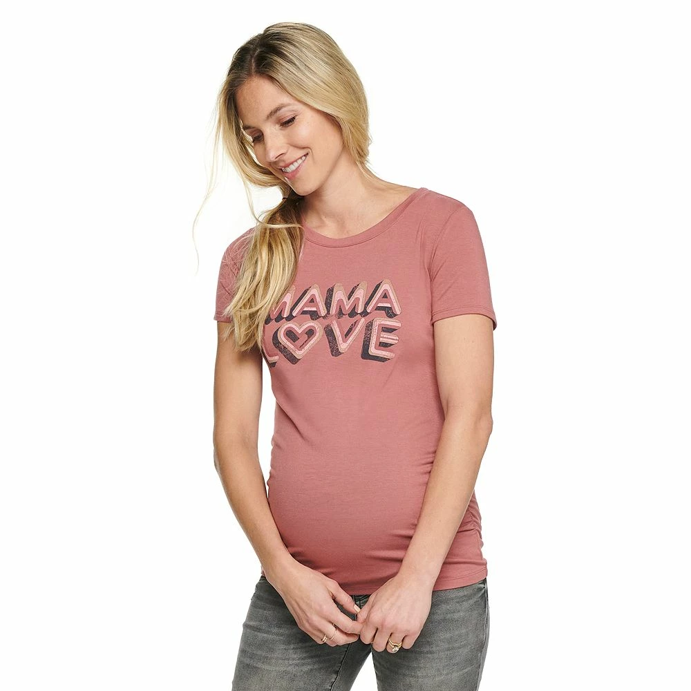 Maternity Sonoma Goods For Life® Fitted Crewneck Graphic Tee 5 Maternity Sonoma Goods For Life® Fitted Crewneck Graphic Tee - Image 3