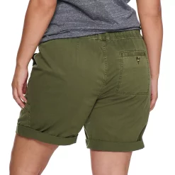 Plus Size Sonoma Goods For Life® Utility Bermuda Shorts -Sonoma Store 5242679 ALT