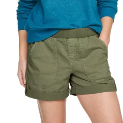Women's Sonoma Goods For Life® Easy Pull-On 5" Utility Shorts -Sonoma Store 5243307 Sydney Olive