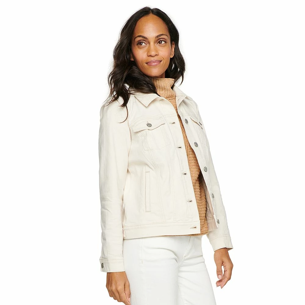 Petite Sonoma Goods For Life® Jean Jacket 5 Petite Sonoma Goods For Life® Jean Jacket - Image 3