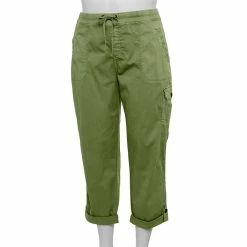 Plus Size Sonoma Goods For LifeĀ® Comfort Waist Utility Capri Pants