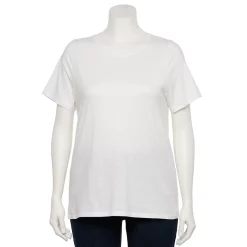 Plus Size Sonoma Goods For Life® Everyday Crewneck Tee -Sonoma Store 5259072 White