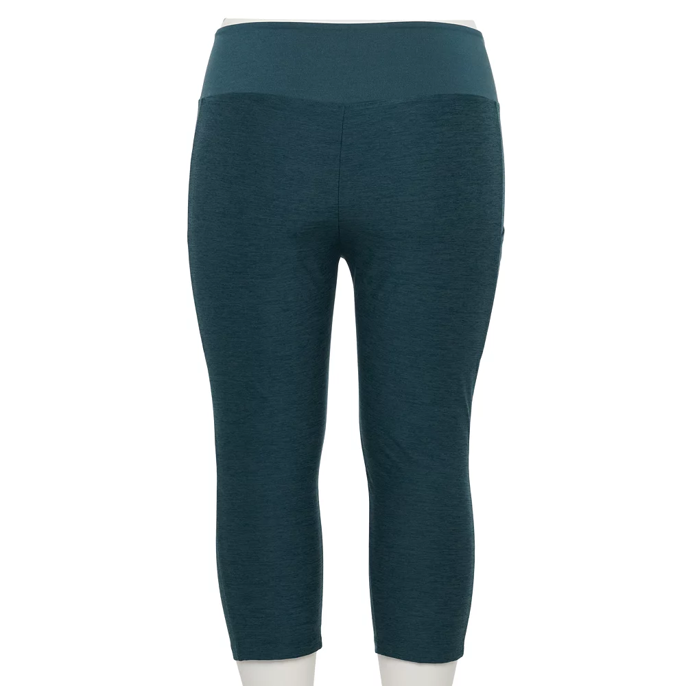 Plus Size Sonoma Goods For Life® Crossover Waist Crop Leggings 7 Plus Size Sonoma Goods For Life® Crossover Waist Crop Leggings - Image 5