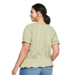 Plus Size Sonoma Goods For Life® Drop Waist Top -Sonoma Store 5272513 ALT