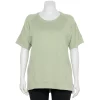 Plus Size Sonoma Goods For Life® Supersoft Short Sleeve Tunic -Sonoma Store 5341517 Channing Green