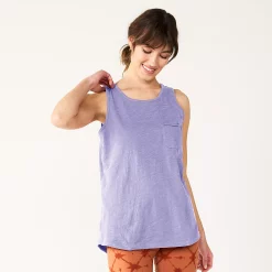 Women's Sonoma Goods For Life® High-Neck Tank -Sonoma Store 5467284 Leland Purple