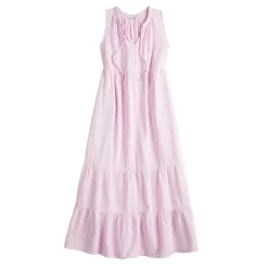 Women's Sonoma Goods For Life® x Lauren Lane Sleeveless Tiered Dress -Sonoma Store 5489837 ALT5