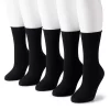 Women's Sonoma Goods For Life® 5-Pack Roll Top Crew Socks 2 Women's Sonoma Goods For Life® 5-Pack Roll Top Crew Socks -Sonoma Store 5497545 Black