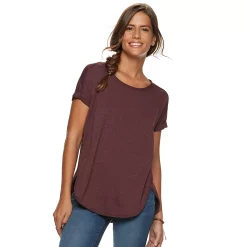 Women's Sonoma Goods For Life® Supersoft Dolman Tunic -Sonoma Store 5499245 Cherry Heather