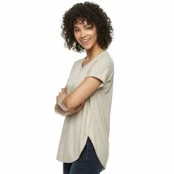 Women's Sonoma Goods For Life® Supersoft Dolman Tunic -Sonoma Store 5499245 Cream Heather