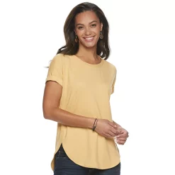 Women's Sonoma Goods For Life® Supersoft Dolman Tunic -Sonoma Store 5499245 Light Yellow