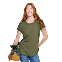 Women's Sonoma Goods For Life® Supersoft Dolman Tunic -Sonoma Store 5499245 Olive Night