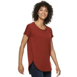 Women's Sonoma Goods For Life® Supersoft Dolman Tunic -Sonoma Store 5499245 Rust
