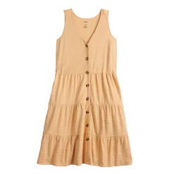 Women's Sonoma Goods For Life® Sleeveless Tiered Knit Dress -Sonoma Store 5501602 ALT5