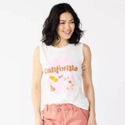 Women's Sonoma Goods For Life® Muscle Graphic Tank -Sonoma Store 5504455 California