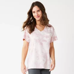 Women's Sonoma Goods For Life® Tunic Tee 15 Women's Sonoma Goods For Life® Tunic Tee -Sonoma Store 5508079 Lilac Pink Dye