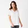 Women's Sonoma Goods For Life® Tunic Tee -Sonoma Store 5508079 White