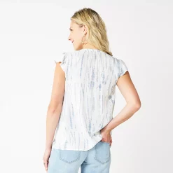 Maternity Sonoma Goods For Life® Over-The-Belly Panel Jean Shorts -Sonoma Store 5514842 ALT