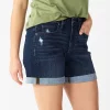 Women's Sonoma Goods For Life® High-Rise Curvy 5" Denim Shorts -Sonoma Store 5522148 Greenwood
