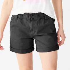 Women's Sonoma Goods For Life® Paperbag waist Denim Shorts -Sonoma Store 5523356 Maffei