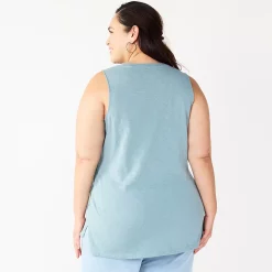 Plus Size Sonoma Goods For Life® Graphic Muscle Tank -Sonoma Store 5529302 ALT