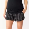 Maternity Sonoma Goods For Life® Smocked Shorts -Sonoma Store 5532352 Black Stripe