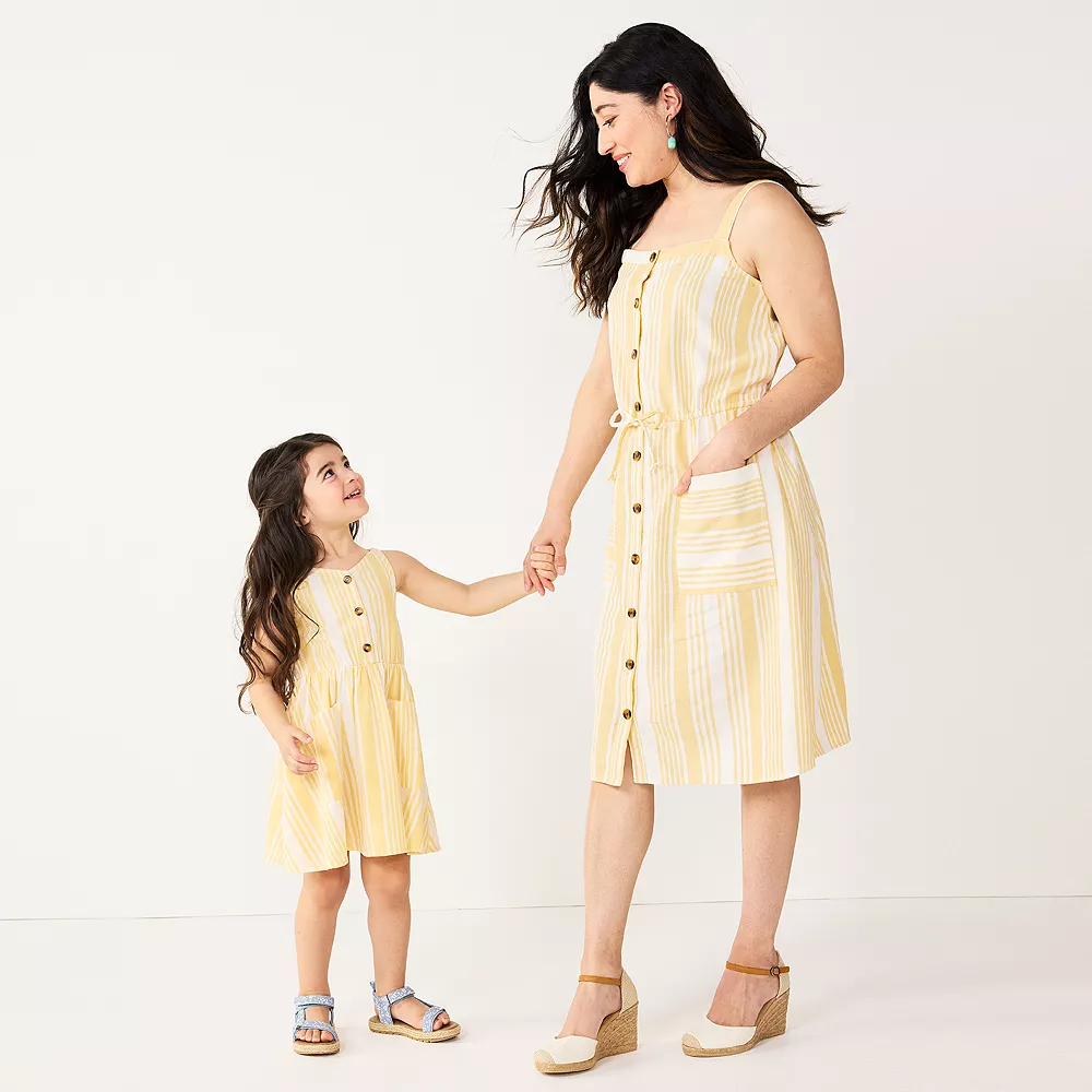 Women's Sonoma Goods For Life® Print Button-Front Tank Dress 5 Women's Sonoma Goods For Life® Print Button-Front Tank Dress - Image 3