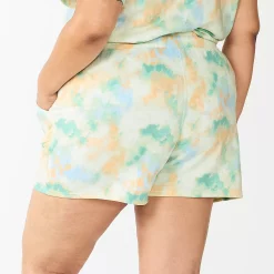 Plus Size Sonoma Goods For Life® Drawstring Fleece Shorts -Sonoma Store 5549511 ALT