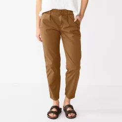 Women's Sonoma Goods For Life® High-Rise Utility Capris -Sonoma Store 5550937 Cocoa