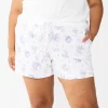 Plus Size Sonoma Goods For Life® Essential Pajama Shorts