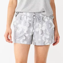 Women's Sonoma Goods For Life® Essential Pajama Shorts -Sonoma Store 5558710 Gray Moon