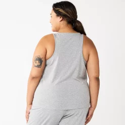 Plus Size Sonoma Goods For Life® Essential Pajama Tank Top 9 Plus Size Sonoma Goods For Life® Essential Pajama Tank Top -Sonoma Store 5558714 ALT