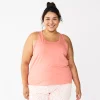Plus Size Sonoma Goods For Life® Essential Pajama Tank Top 1 Plus Size Sonoma Goods For Life® Essential Pajama Tank Top -Sonoma Store 5558714 Natural Coral