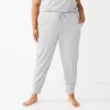 Plus Size Sonoma Goods For Life® Essential Banded Bottom Pajama Pants