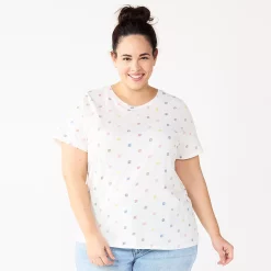 Petite Plus Size Sonoma Goods For Life® Crewneck Tee -Sonoma Store 5572597 Multi Color Sun