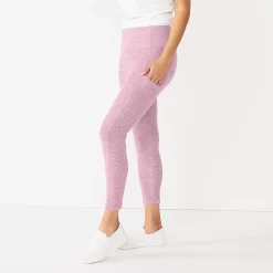 Women's Sonoma Goods For Life® Weekender High-Waisted 7/8 Leggings -Sonoma Store 5576868 Lilac Texture