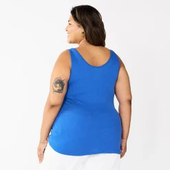 Plus Size Sonoma Goods For Life® Layering Tank -Sonoma Store 5578857 ALT