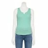 Women's Sonoma Goods For Life® Notchneck Ribbed Tank -Sonoma Store 5579049 Dusty Teal