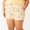 Plus Size Sonoma Goods For Life® High-Waisted Comfort Utility Shorts -Sonoma Store 5581111 Abstract Leaf