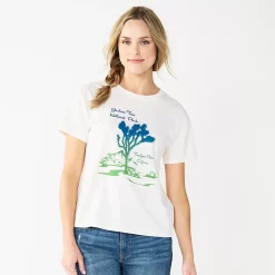Women's Sonoma Goods For Life® Relaxed Graphic Tee -Sonoma Store 5596692 Purple Joshua Tree