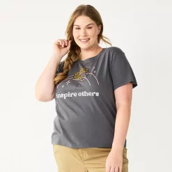 Plus Size Sonoma Goods For Life® Relaxed Graphic Tee -Sonoma Store 5611932 Inspire Others