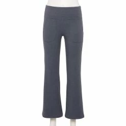 Petite Sonoma Goods For Life® Pocket Flare High-Waisted Leggings -Sonoma Store 5612089 Violet