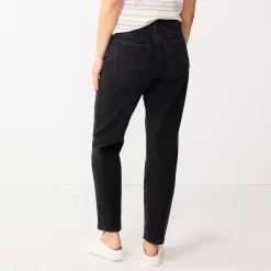 Women's Sonoma Goods For Life® Ultra High Rise Vintage-styled Straight-Leg Jeans -Sonoma Store 5616387 ALT