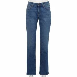 Women's Sonoma Goods For Life® Curvy High-Waisted Bootcut Jeans -Sonoma Store 5627740 Bonilla