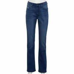 Women's Sonoma Goods For Life® Curvy High-Waisted Bootcut Jeans -Sonoma Store 5627740 Summit